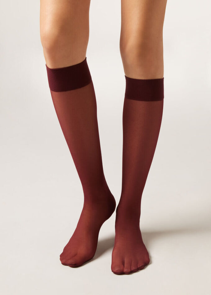 Ciorapi până la genunchi Comfort Cuff de 20 denari Ciorapi până la genunchi Comfort Cuff de 20 denari