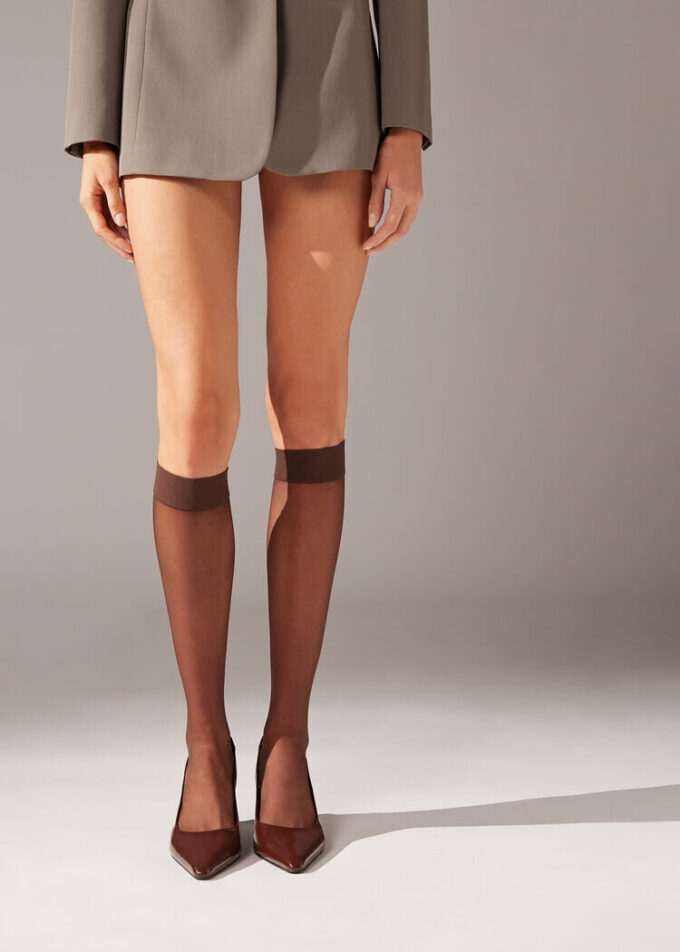 Ciorapi până la genunchi Comfort Cuff de 20 denari Ciorapi până la genunchi Comfort Cuff de 20 denari