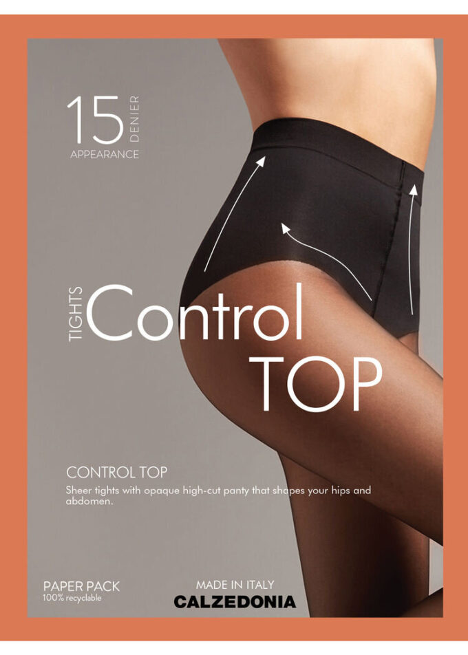 Ciorapi transparenți Control Top 15 denari Ciorapi transparenți Control Top 15 denari