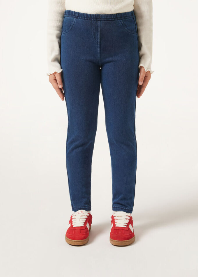 Colanți Thermal din denim pentru fete Colanți Thermal din denim pentru fete