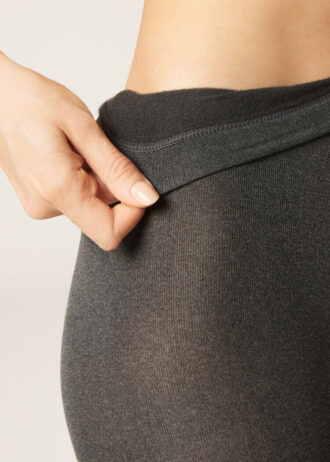 Colanți Thermal opaci mat