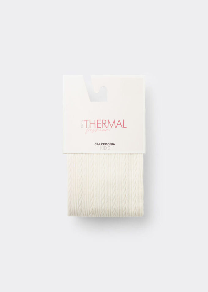 Colanți Thermal pentru fete cu model tricotat Colanți Thermal pentru fete cu model tricotat