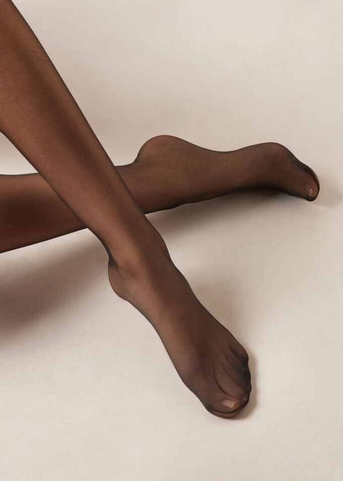 Colanți transparenți, mat, cu efect de machiaj, 15 denari Colanți transparenți, mat, cu efect de machiaj, 15 denari
