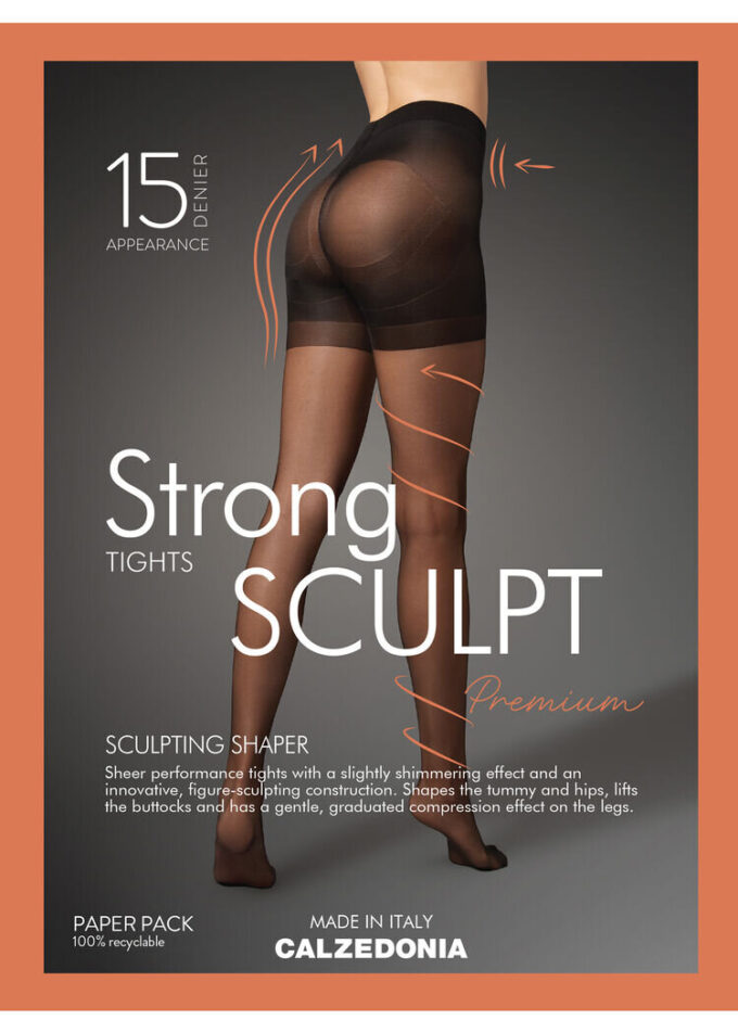 Colanți transparenți Strong Sculpt de 15 denari Colanți transparenți Strong Sculpt de 15 denari