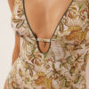 Costum de baie întreg cu imprimeu de frunziș tropical Costum de baie întreg cu imprimeu de frunziș tropical
