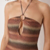 Costum de baie întreg Golden Chevron Costum de baie întreg Golden Chevron