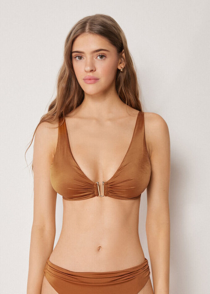 Maiouri de bikini din satin lucios Maiouri de bikini din satin lucios