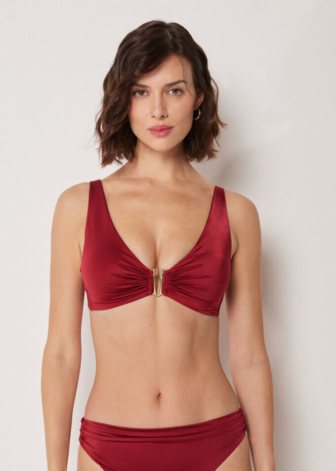 Maiouri de bikini din satin lucios Maiouri de bikini din satin lucios