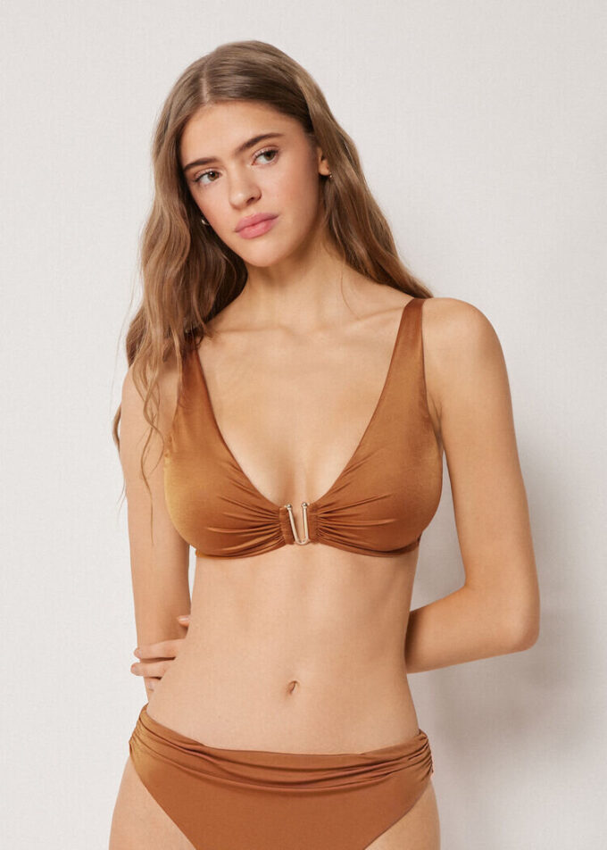 Maiouri de bikini din satin lucios Maiouri de bikini din satin lucios