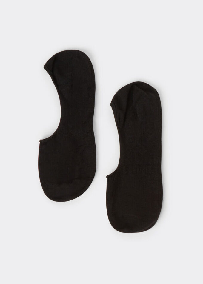 Șosete invizibile unisex din bumbac și in Șosete invizibile unisex din bumbac și in