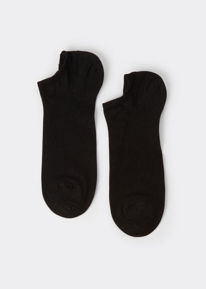 Șosete invizibile unisex din bumbac și in Șosete invizibile unisex din bumbac și in