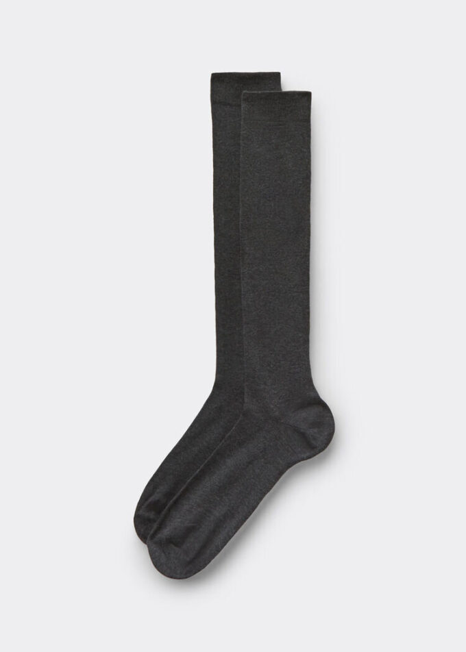 Șosete lungi de bărbați din bumbac elastic Șosete lungi de bărbați din bumbac elastic