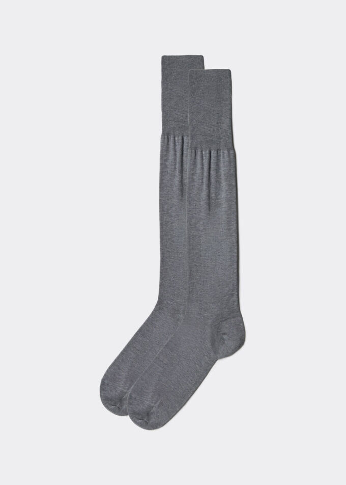 Șosete lungi din fir Lisle pentru bărbați Șosete lungi din fir Lisle pentru bărbați