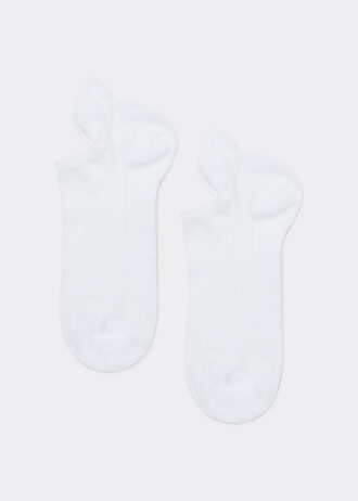 Șosete unisex din bumbac, invizibile, cu limbă în spate