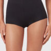 Pantaloni culottes elastici, cu textură moale