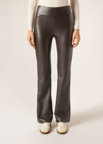 Pantaloni evazați Thermal cu efect de acoperire