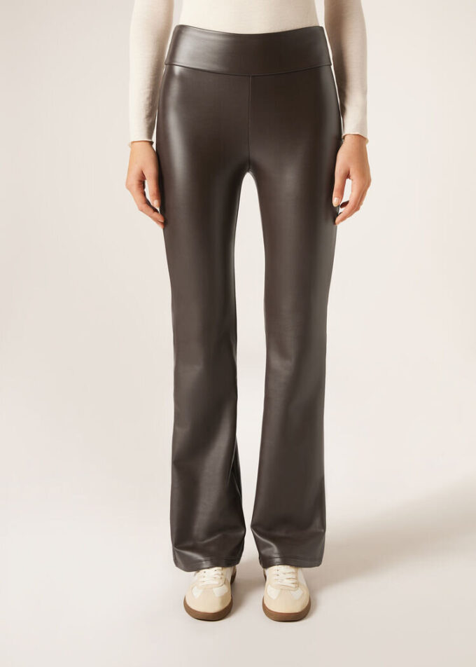 Pantaloni evazați Thermal cu efect de acoperire Pantaloni evazați Thermal cu efect de acoperire