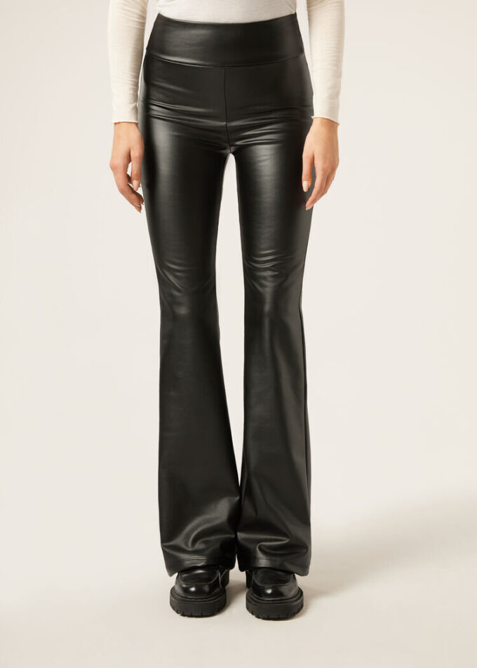 Pantaloni evazați Thermal cu efect de acoperire Pantaloni evazați Thermal cu efect de acoperire