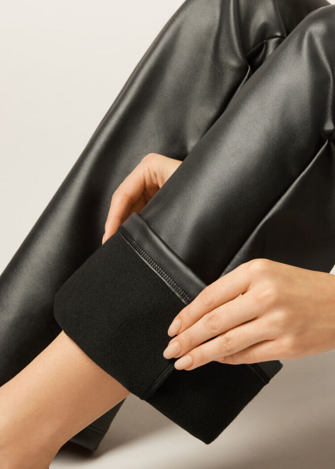 Pantaloni evazați Thermal cu efect de acoperire Pantaloni evazați Thermal cu efect de acoperire