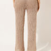 Pantaloni lungi croșetați din lamé Pantaloni lungi croșetați din lamé