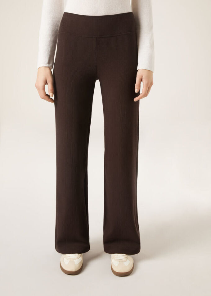 Pantaloni palazzo din amestec de cașmir Pantaloni palazzo din amestec de cașmir