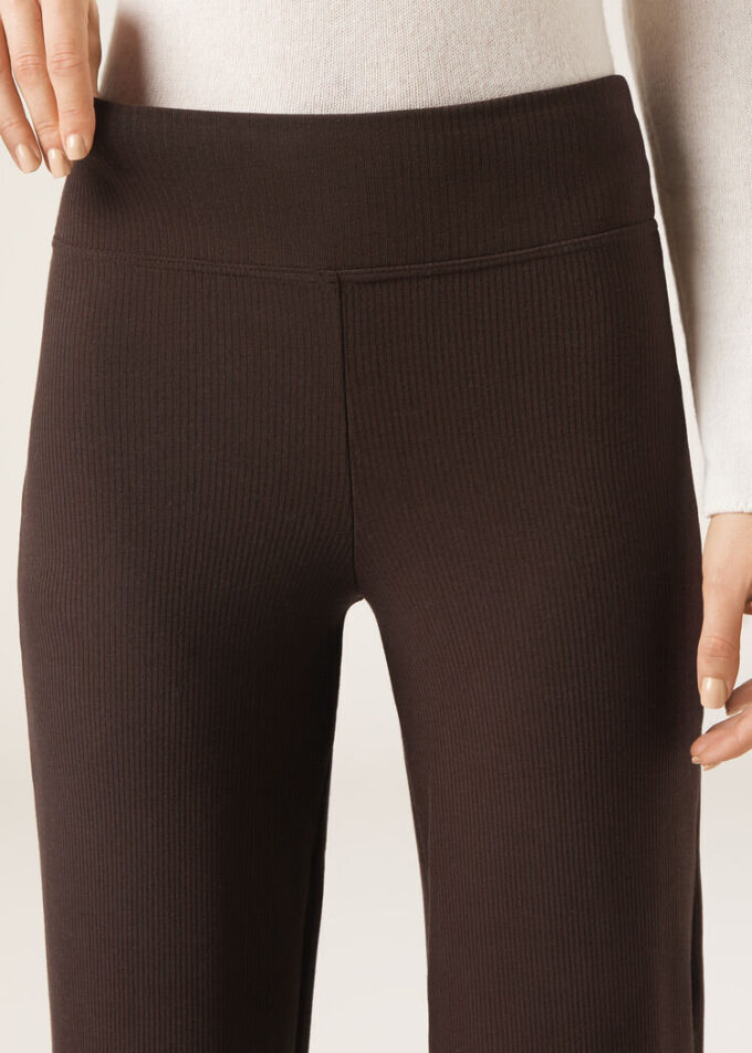 Pantaloni palazzo din amestec de cașmir Pantaloni palazzo din amestec de cașmir