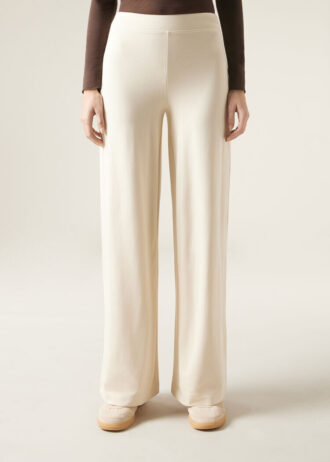 Pantaloni Palazzo din tricot Milano