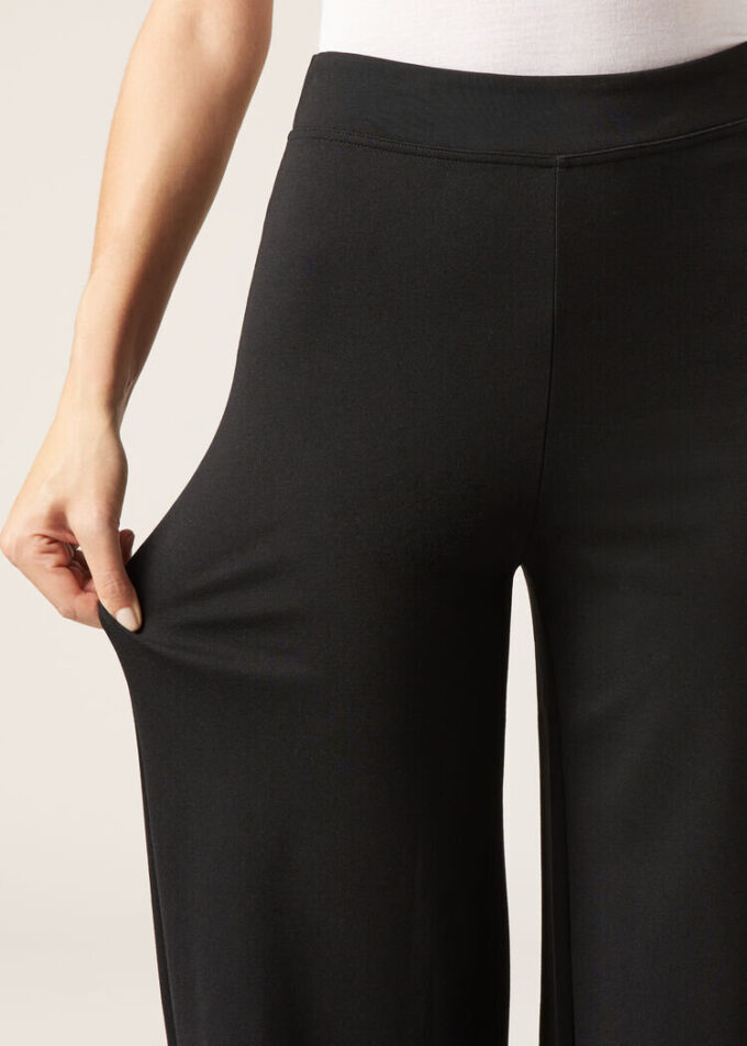 Pantaloni Palazzo din tricot Milano Pantaloni Palazzo din tricot Milano