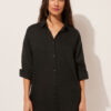 Rochie-cămașă din in Rochie-cămașă din in