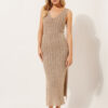 Rochie maxi croșetată din lamé Rochie maxi croșetată din lamé