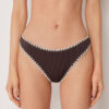 Slip de baie Bicolor Embroidery Slip de baie Bicolor Embroidery