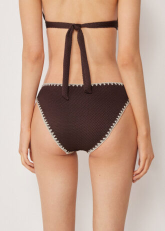 Slip de baie Bicolor Embroidery