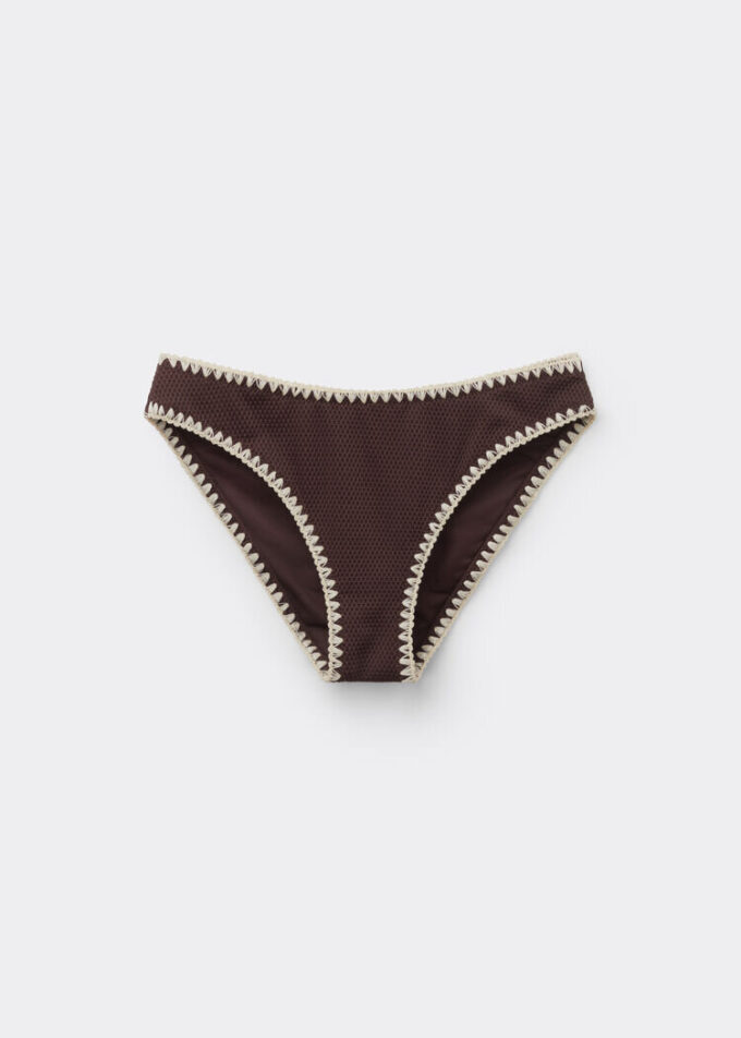 Slip de baie Bicolor Embroidery Slip de baie Bicolor Embroidery