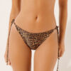 Slip de baie cu imprimeu animalier sălbatic Slip de baie cu imprimeu animalier sălbatic