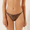 Slip de baie cu imprimeu animalier sălbatic Slip de baie cu imprimeu animalier sălbatic