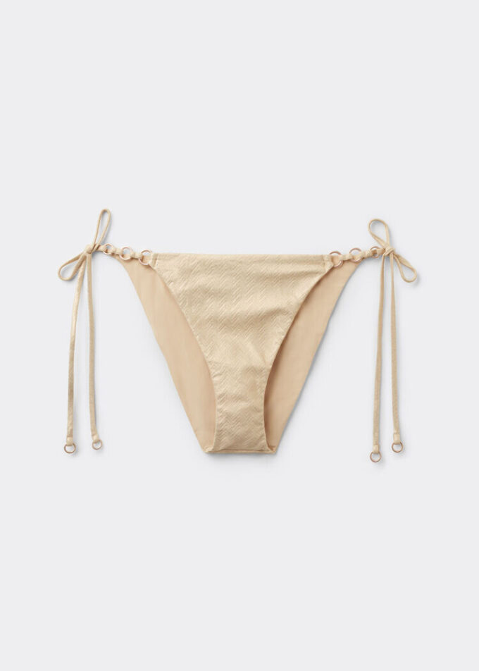 Slip de baie cu noduri Gold Waves Slip de baie cu noduri Gold Waves
