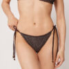 Slip de baie cu șnururi Brown Glitter Slip de baie cu șnururi Brown Glitter