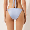 Slip de baie cu șnururi din satin lucios Slip de baie cu șnururi din satin lucios