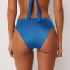 Slip de baie cu talie înaltă din satin lucios Slip de baie cu talie înaltă din satin lucios