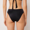 Slip de baie cu talie înaltă, elegant, bicolor Slip de baie cu talie înaltă, elegant, bicolor