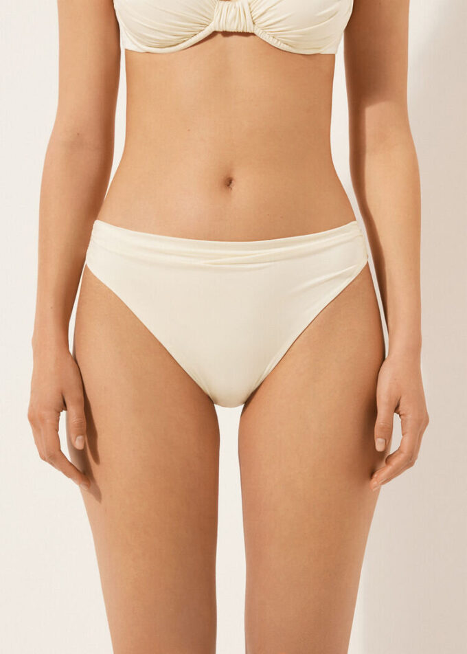 Slip de baie din satin lucios Slip de baie din satin lucios