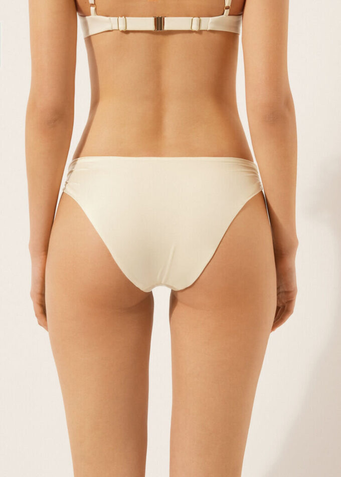 Slip de baie din satin lucios Slip de baie din satin lucios