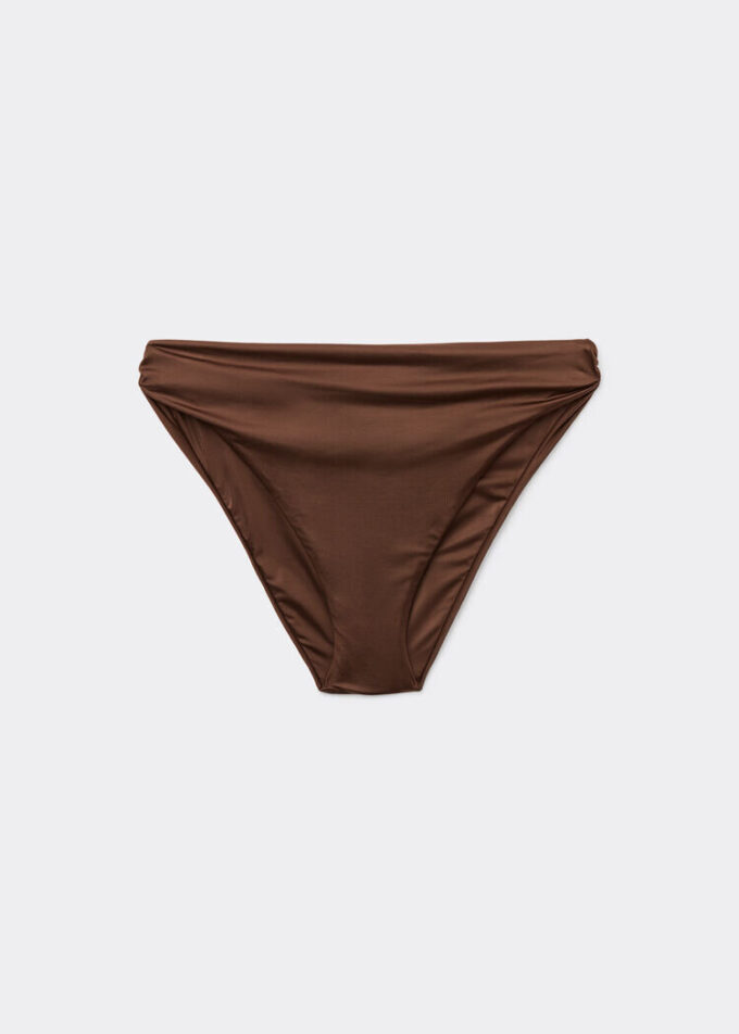 Slip de baie din satin lucios Slip de baie din satin lucios