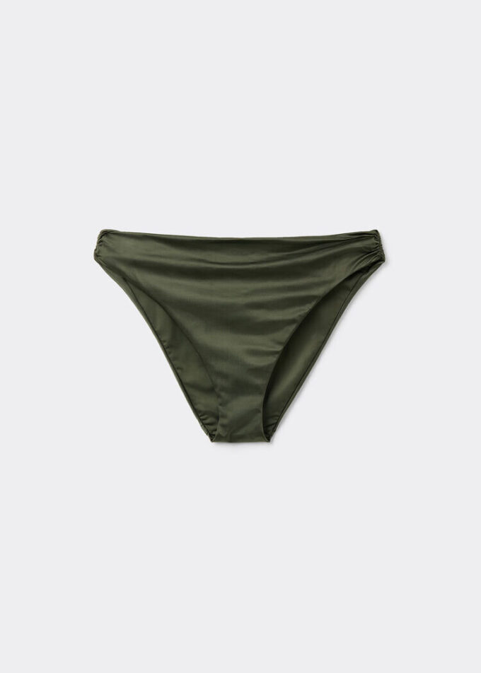 Slip de baie din satin lucios Slip de baie din satin lucios