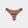 Slip de baie slipuri braziliene cu model Chevron auriu Slip de baie slipuri braziliene cu model Chevron auriu