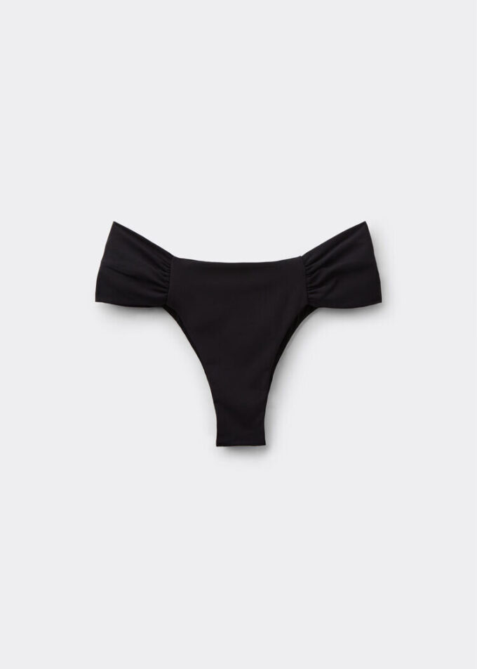 Slip de baie slipuri braziliene drapat, croială premium