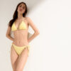 Slip de bikini cu valuri șifonate Slip de bikini cu valuri șifonate