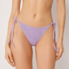 Slip de bikini cu valuri șifonate Slip de bikini cu valuri șifonate