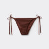 Slip de bikini cu valuri șifonate Slip de bikini cu valuri șifonate
