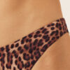 Slipuri braziliene de baie cu imprimeu animalier Slipuri braziliene de baie cu imprimeu animalier